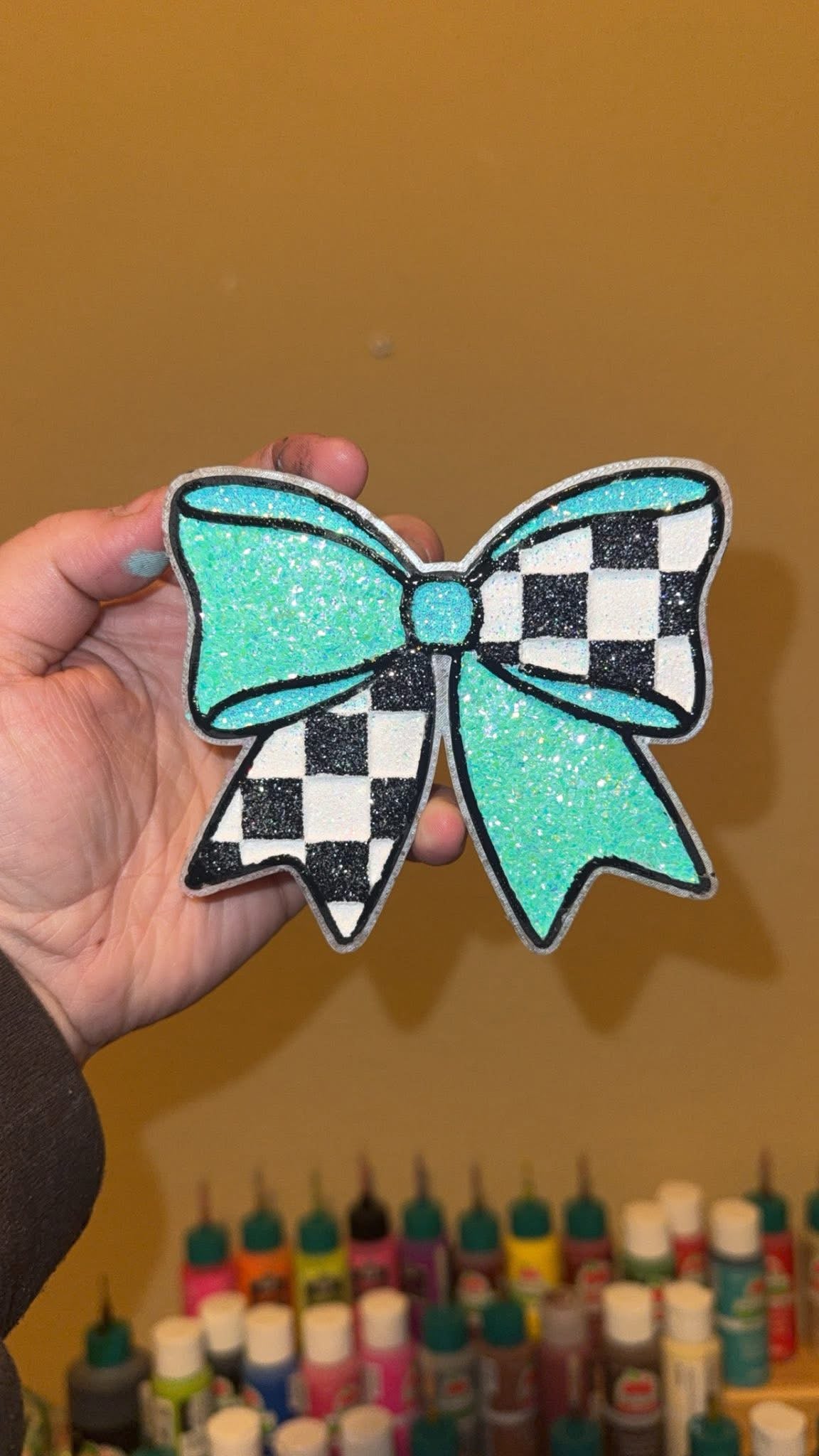 CUSTOM: Checkered Bow