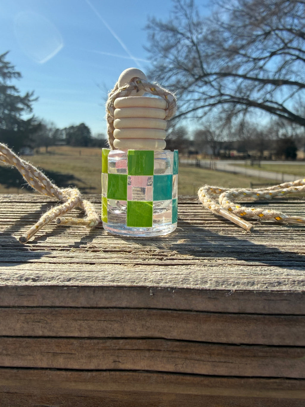 Diffuser Wrap: Neon Checkered
