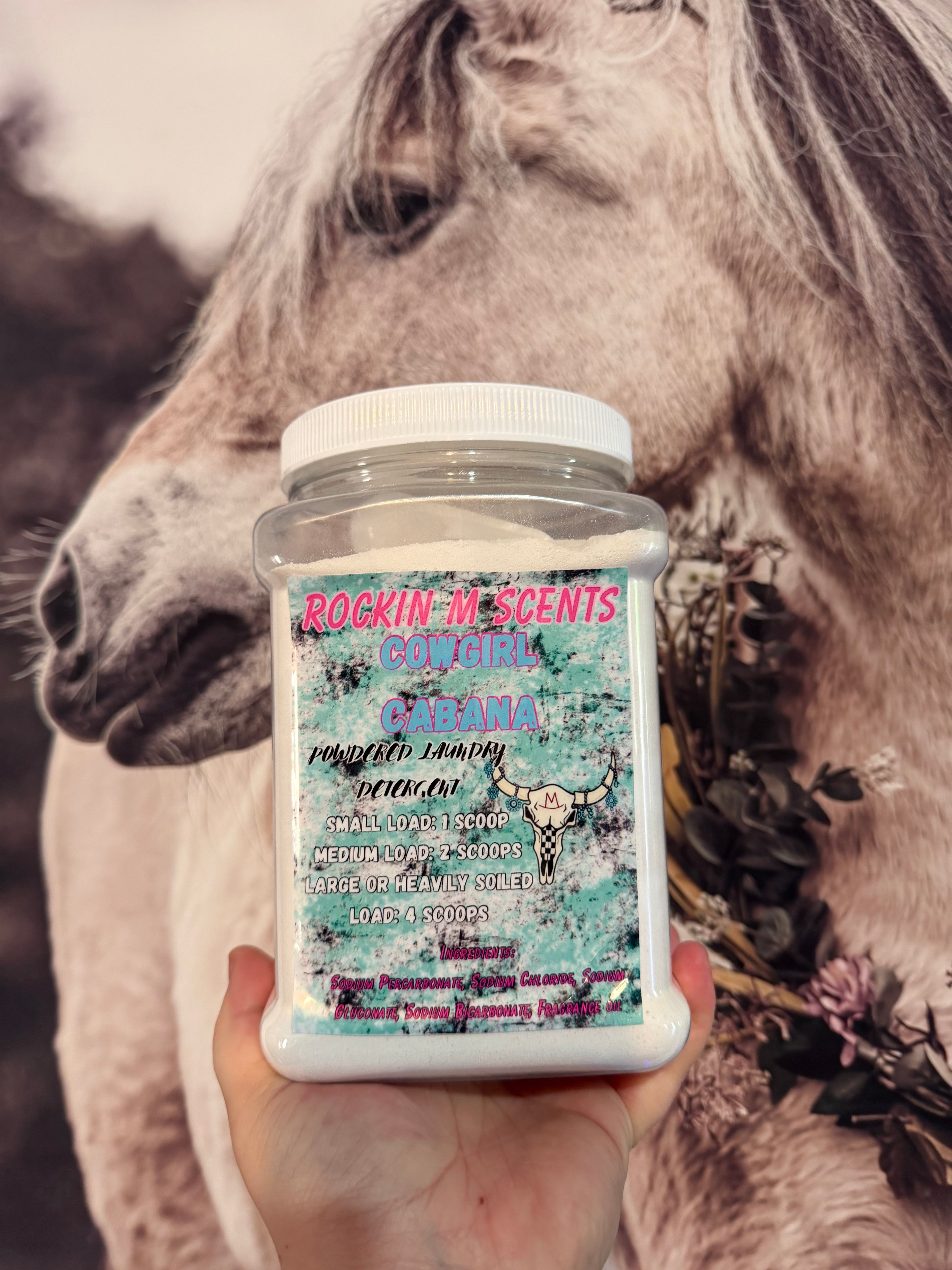 RTS- Powdered Laundry Detergent: Cowgirl Cabana
