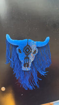 CUSTOM: Aztec Bull Skull
