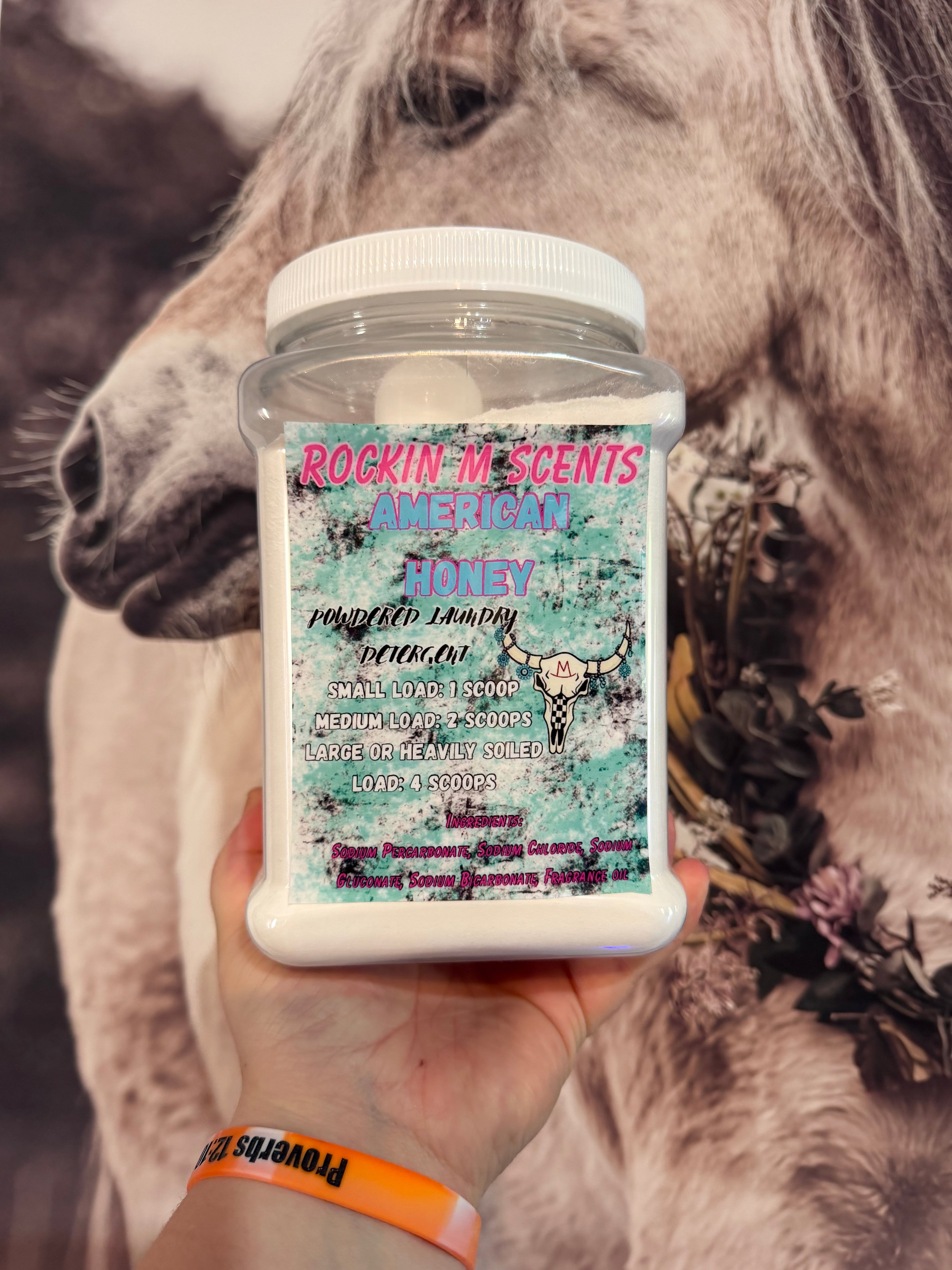 RTS- Powdered Laundry Detergent: American Honey
