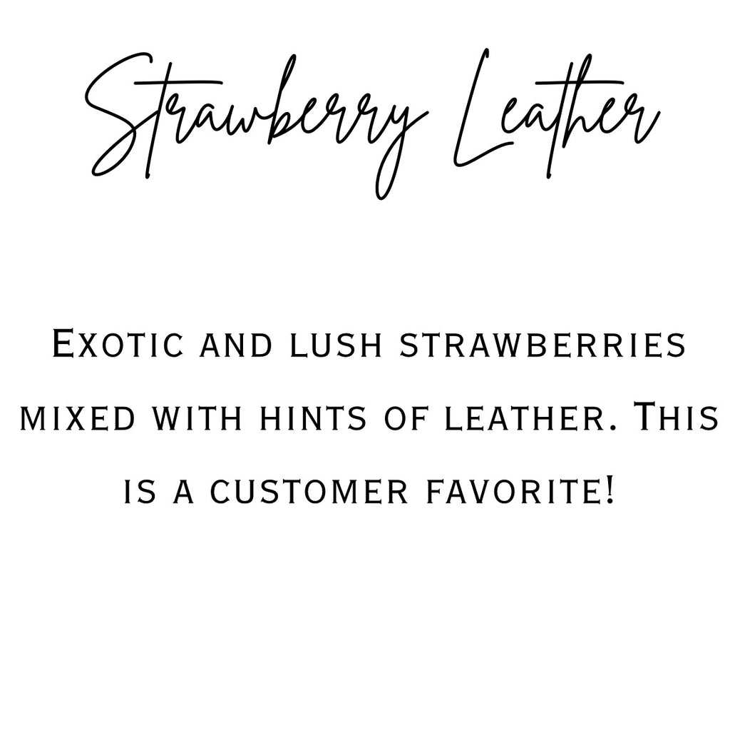 RTS- Branded Cherries: Strawberry Leather